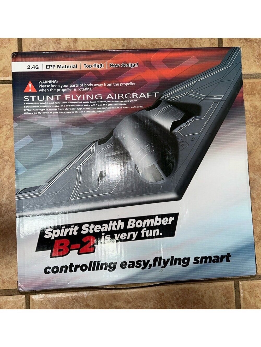 FX632 B-2 Spirit Stealth Bomber RC Plane 2.4GHz Ready to Fly New Sealed